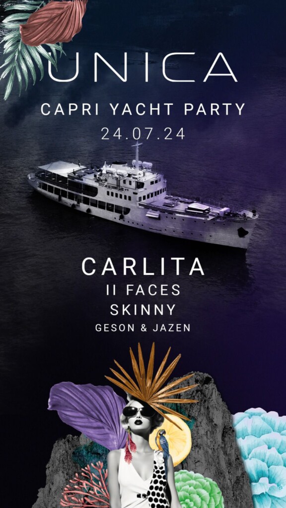 Lo Yacht Party di UNICA nella notte del 24 Luglio illuminerà il mare  intorno l'isola - Capri Press